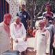 Pressler (left) with former Indian prime minister Atal Bihari Vajpayeee (centre).